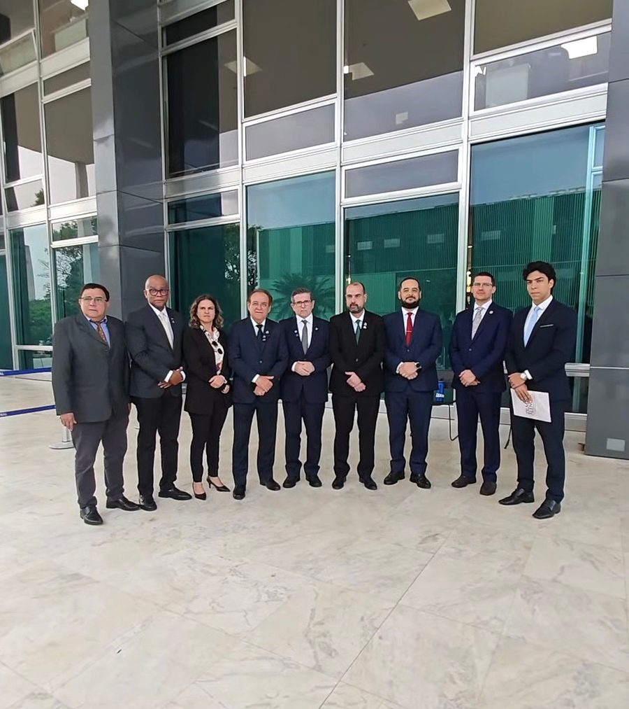 Comitiva da Federação Nacional dos Médicos em Brasília