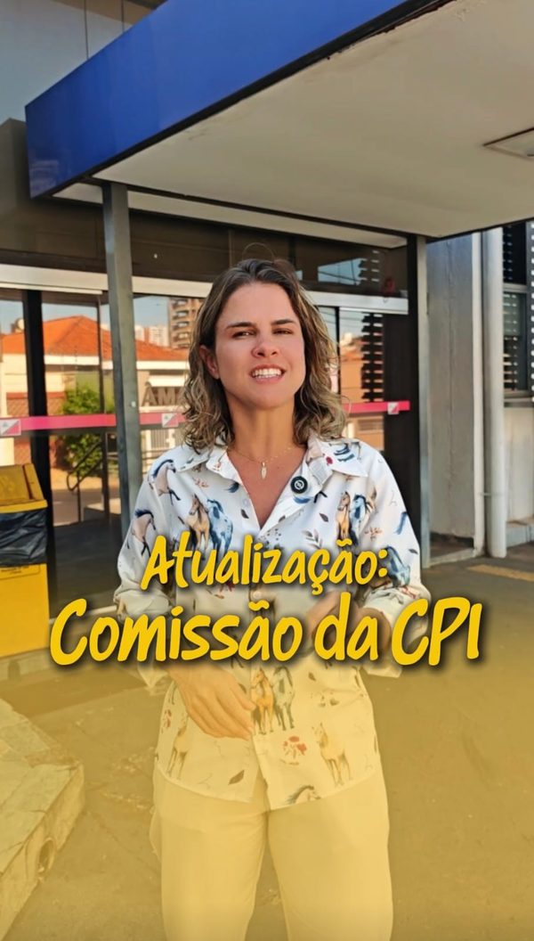 Vídeo: atualização sobre a Comissão da CPI